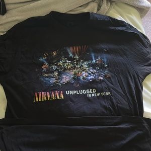 Nirvana Unplugged band t-shirt